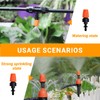 50pcs Adjustable Garden Watering Mist Nozzle Sprinkler Drip Irrigation Kits