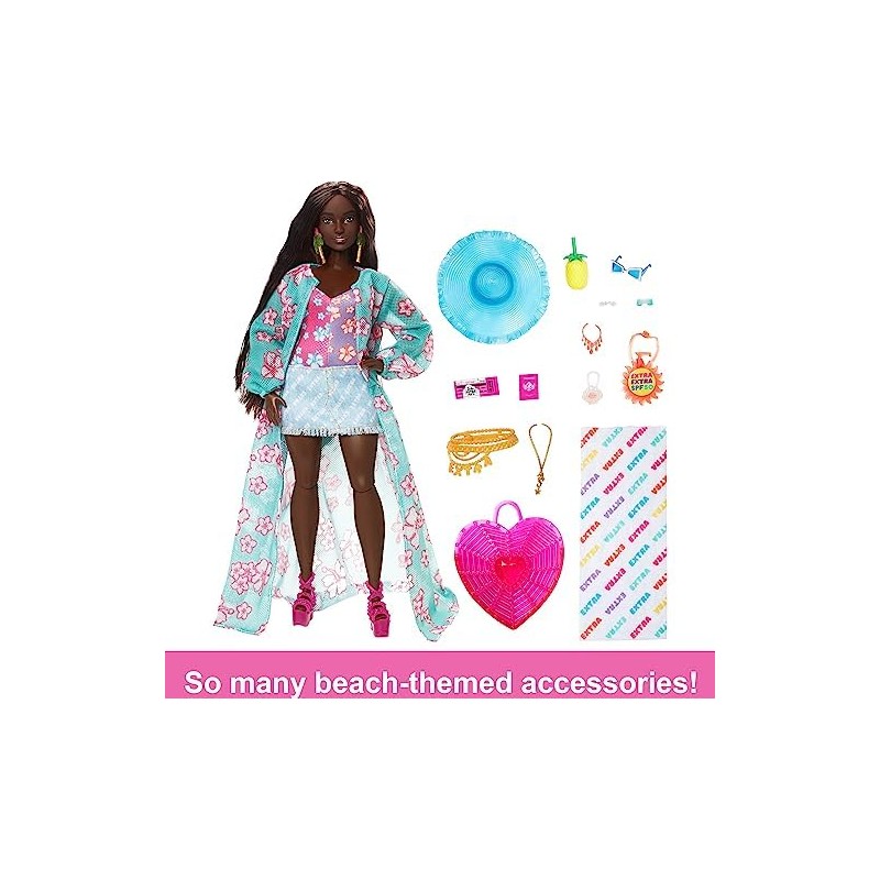Barbie, Set de Juego, Colección Extra Fly, Muñeca Look de