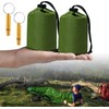 BLAZDEVE Survival Sleeping Bag, 2Pack Emergency Sleeping Bag Bivvy Bag,