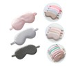 IWOWHERO 3Pcs Travel Blindfold Two Sided Breathable Silk Sleeping Mask