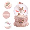 Ballet Dancer Snow Globe Music Box with LED Lights, Dancing