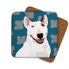 English Bull Terrier - Set of 4 Coasters - Leslie