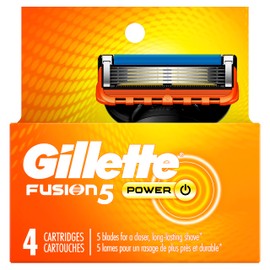 Gillette Fusion5 Men's Razor Blade Refills, 4 Count