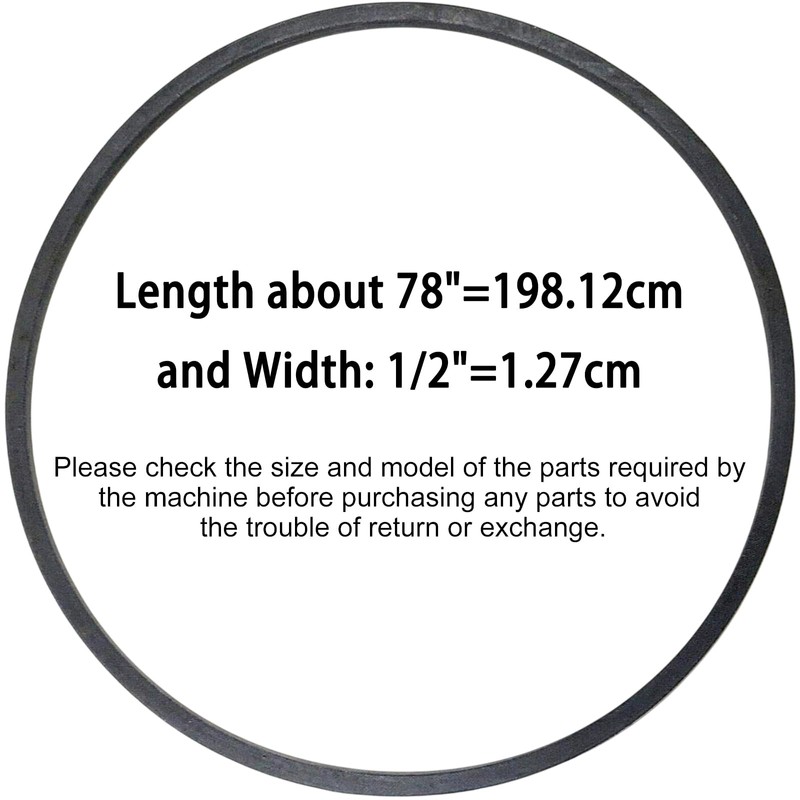 954-0461 V-Belt 1/2" X 78" for MTD Cub Cadet LT1045