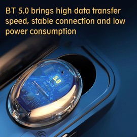 F9-5 True Wireless Headphones Bluetooth 5.0 Earphones with Mic Sports Headsets Touch Control Music Earbuds for Phones
