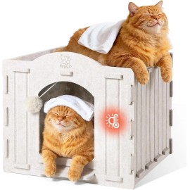 Apasiri Indoor Cat House Scratch-Resist