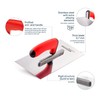 COMENSAL Stainless Steel Smoothing Trowel - Professional Stainless Steel Smoothing