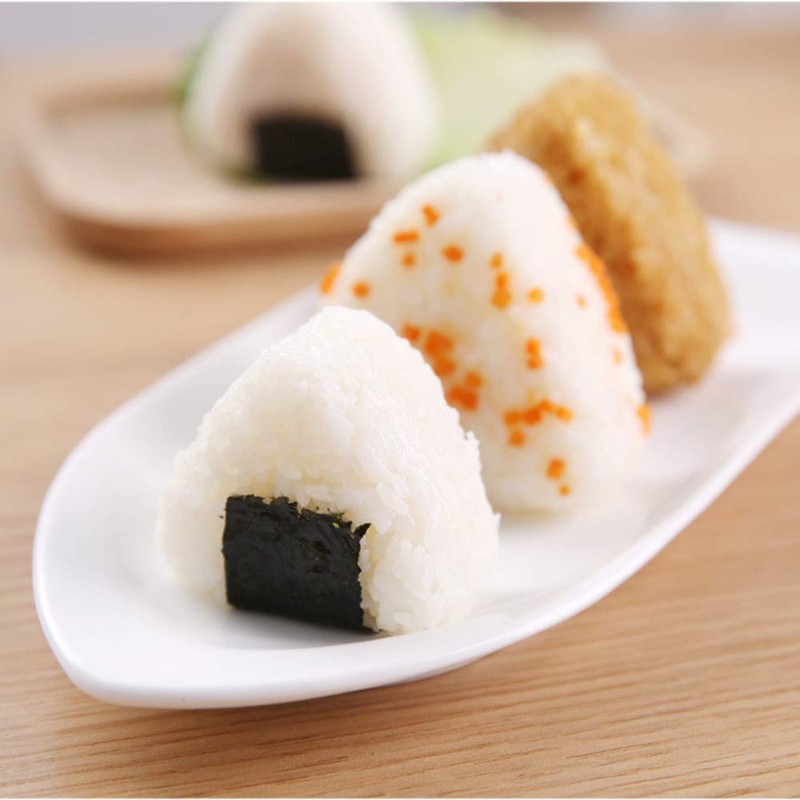Onigiri 2 Pieces Rice Ball Mold Makers, Triangle Sushi Mold