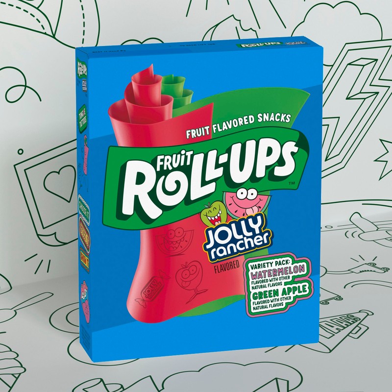 Fruit Roll-Ups Fruit Flavored Snacks, Jolly Rancher, Variety Pack, 20