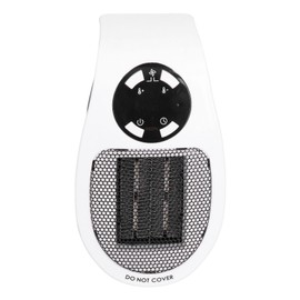 500W Black and White Mini Electric Heater Portable Wall Mounted Electric Heater Warmer for Home