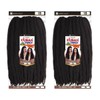 SHAKE-N-GO 3x Cuban Twist 24" (2-PACK) (OFF BLACK 1B)