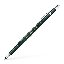 Faber-Castell 134600 HB Mechanical Pencil – Mechanical Pencil, HB, Black, Plastic (Green, 2 mm)