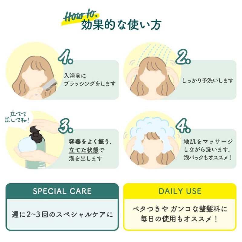 Mocchskin Carbonated Shampoo, Women's Scalp Care, Dandruff, Adsorption, Dense, Sparkling