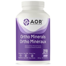 AOR - Ortho Minerals - 210 Capsules - Balanced Multi-Mineral Formula