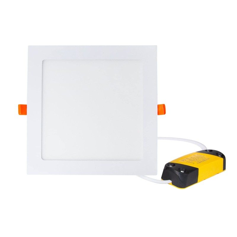 G.W.S® 6W Ultra Thin Square LED Recessed Flat Panel Downlight