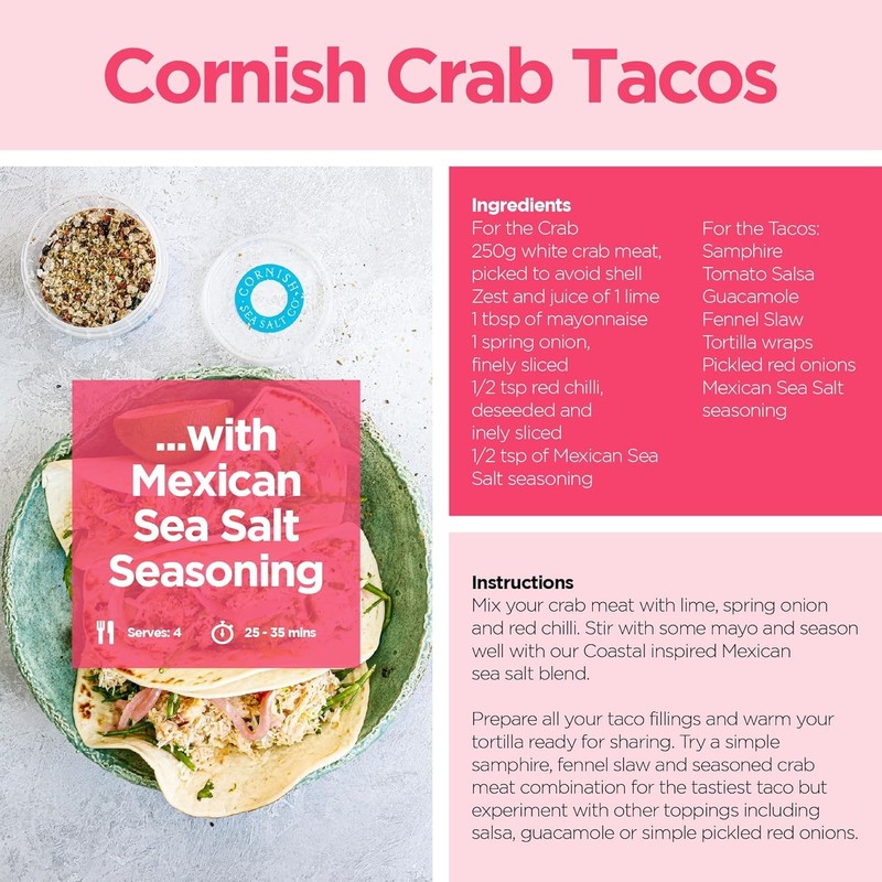 Cornish Sea Salt - Mexican Seasoning - Celtic Sea Salt