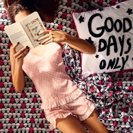 Betsey Johnson - King Bed Sheets, Soft & Lightweight Bedding, Fade & Wrinkle Resistant (Skulls, King)