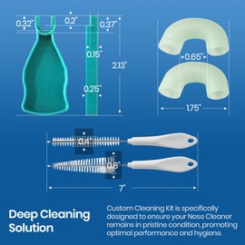 Calvana Nasal Irrigation System Cleaning Kit, Compatible with Nasal Irrigation System