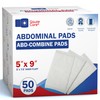 GauzeCare Sterile Abdominal- ABD Combine Pads| 50-Pack, 5 x 9