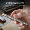 Origin-Joy 1 Pack Stainless Steel Bolt Action Pen Set, Heavy