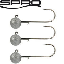 Spro Jighead HD Jig 90-3 Gamakatsu Jig Hooks for Rubber Fishing, Jig Heads for Rubber Fish, Lead Head for Rubber Fish, Jig Fishing Hooks, Size: 7 g / Size 6/0