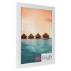 Gallery Solutions 16x20 White Flat Large Wall Frame