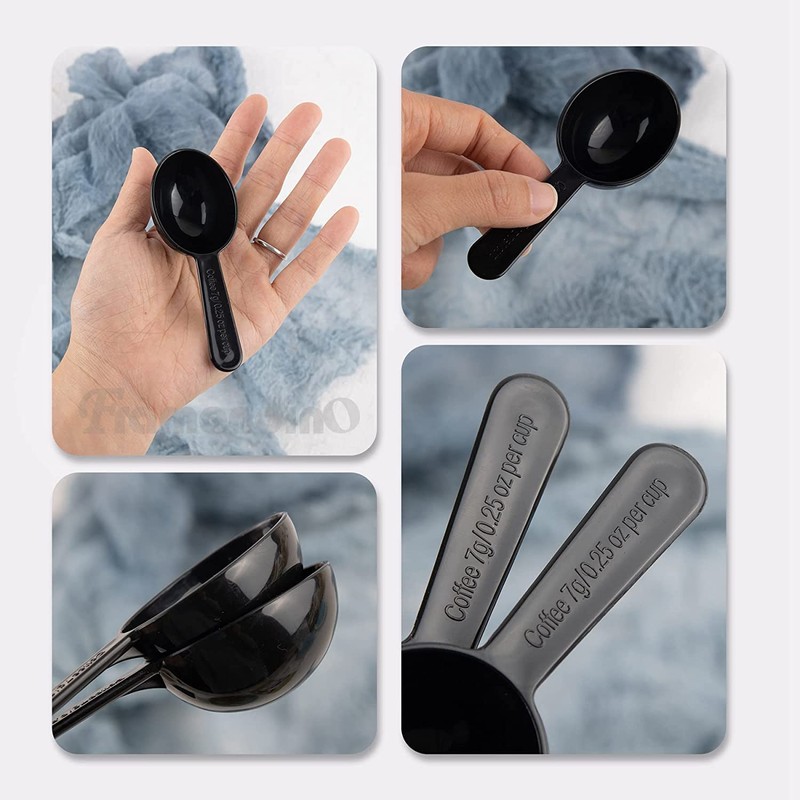 Framendino, 10 Pack Plastic Coffee Measuring Spoons Short Handle Scoops