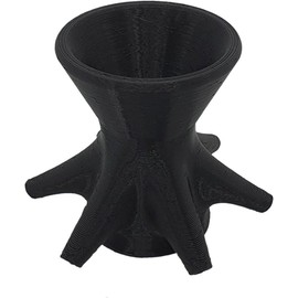 1Pc Black Flower Pouring Cup,Painting Funnel,7 Legs PainttDispenser,Reusable Floral Pattern Paintt Diverter Tool for DIY Making Pour Painting Supplies,Art Paints,Painting, Drawing Art Supplies