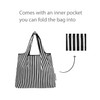 allydrew Foldable Tote Nylon Reusable Grocery Bag (Set of 2),