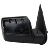 TRQ Passenger Side Power Mirror Smooth Black with Puddle Light