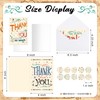 Motiskyy 50 Set Retro Thank You Cards with Envelopes and