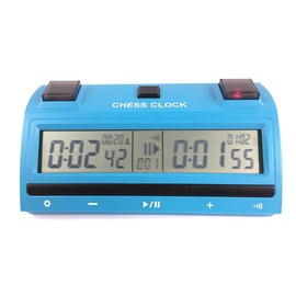 Aswalling 1 Piece Professional Chess Digital Timer Count Up Down Board Game Stopwatch Bonus Competition Hour Meter
