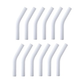 Xvnoesza 12Pcs Silicone Straw Tip Covers Reusable Soft Top for 8mm Diameter Straws