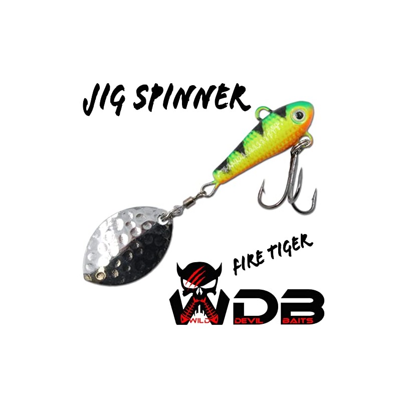 Wild Devil Baits Jig Spinner Spin Jig Lead Head Spinner