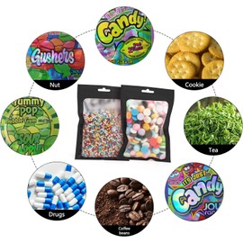 100Pack Paper Creative Design Colored Printing Self Sealing 3.5bag 12.1x10.1cm, Retail Product,Small Business CraftBaggies, Candy Bags, Biscuit Bags, Party Bag (W.S.X.)