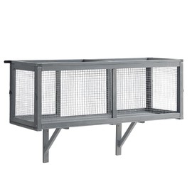 beeNbkks Outdoor Cat Tunnel, Extendable Passage Connect Home to Outdoor Cat Catio Enclosure House, 45’’ Safe Tunnel Walkway for Indoor Kittens, Wooden Pet Tube for Window Deck Patio Balcony Garden