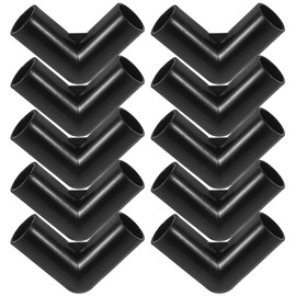 BESPORTBLE 30pcs Plastic Right Angle Elbow Connectors for Canopy Tent Replacement Parts Outdoor Pole Adapter Sturdy Tent Rod Connectors Plastic Tent Fittings for Camping