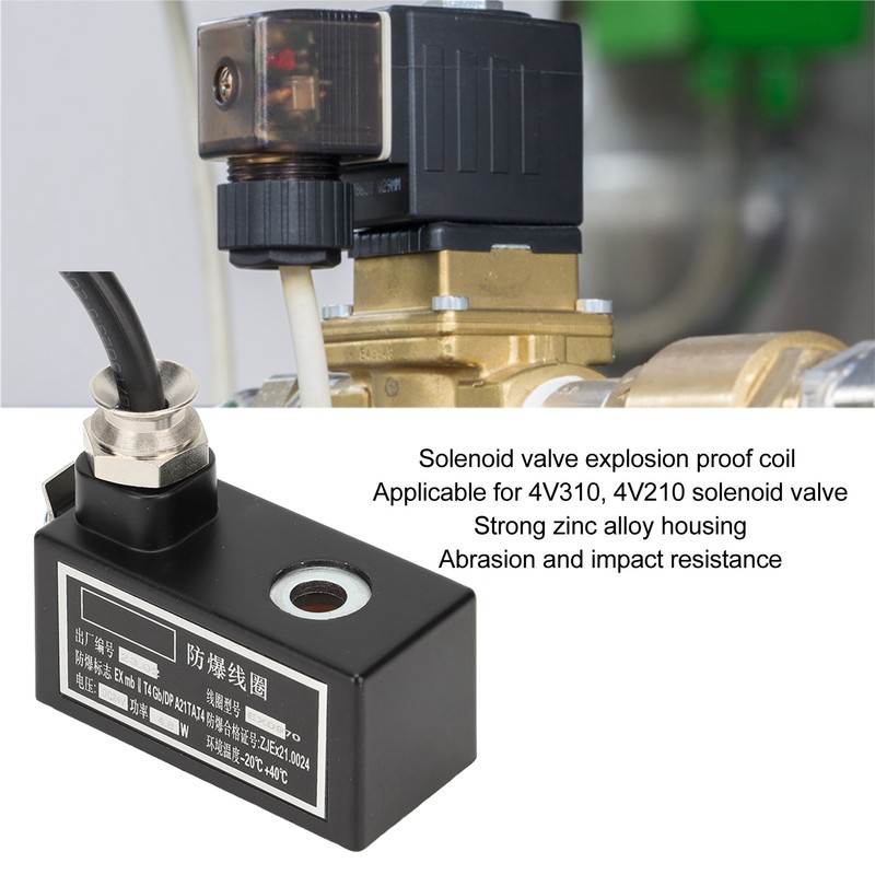 Solenoid Valve Coil Explosion Proof Strong Conductivity CT4 Pneumatic Solenoid