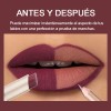 Set De Lapiz Labial Y Delineador Color Mate Impermeable 2pcs