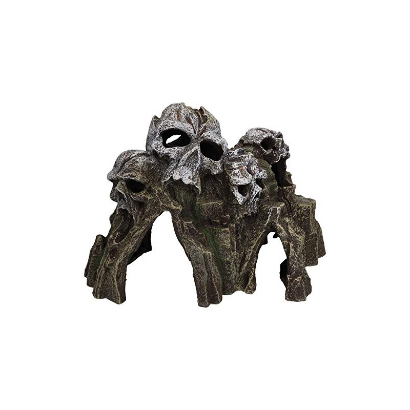 AB Tools Aquatic Aquarium Decor Skull Mountain Fish Tank Ornament