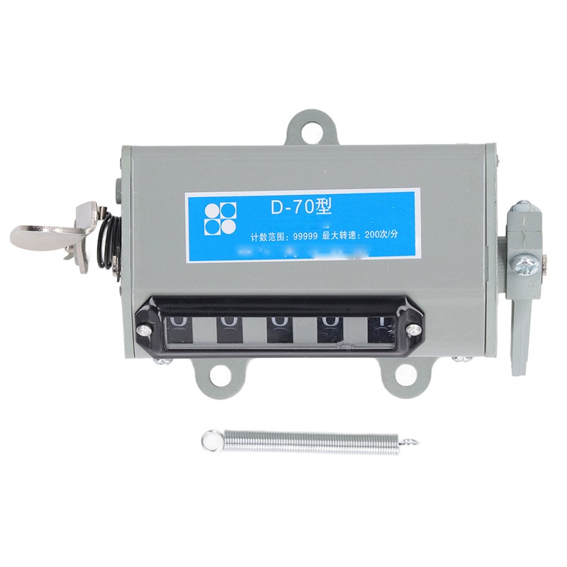 Pull Counter 5 Digit Mechanical Resettable Manual Stroke Tally Accurate