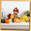 Bucherry Thanksgiving 4 Pieces Fall Tiered Tray Decor Wooden Signs