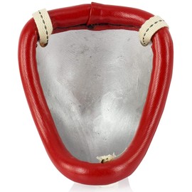 Fairtex Muay Thai GC2 Groin Steep Cup for Combat Sports | Muay Thai & Kickboxing Groin Protection for Men, Youth, & Boys Stainless Steel & Adjustable Fit(XL-Red)