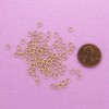 Unbranded 25 Stainless Steel Jump Rings Gold Tone 4mm x