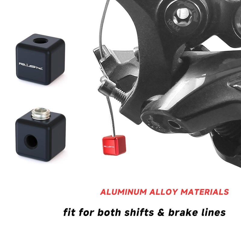 Bike Cable End Caps - Alloy Cable Crimps for Brake