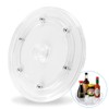 Bivethoi 6 Inch Turntable Mini Turntable Organizer, Clear Rotating Tray