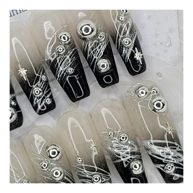 Eunhasu handmade nail tips - Almond M / 은하수 수제네일팁