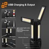 13200mAh Rechargeable Solar Work Light with Folding Stand and Carrying