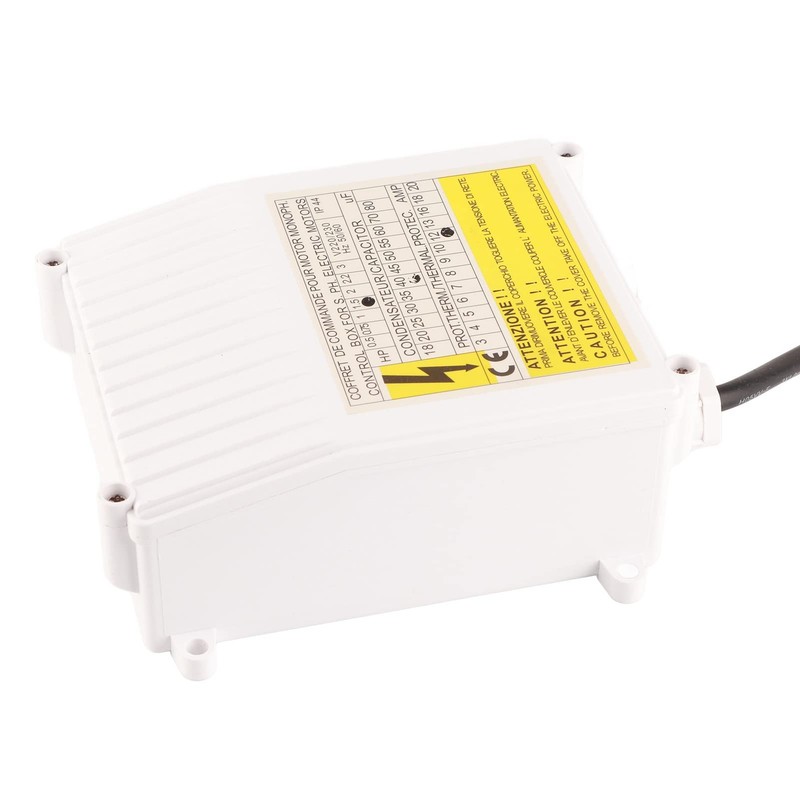 Pump Control Box, Integrated Heat Protection Circuit Breaker for Deep
