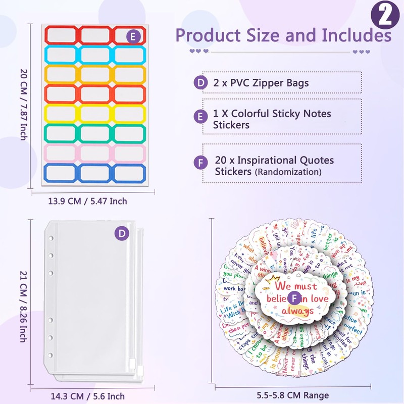 100 Envelopes Money Saving Challenge Binder, A5 Budget Binder with